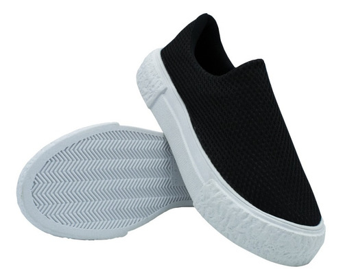 Tênis Feminino Sneaker Slip-on Calce Fácil Cod: 2026