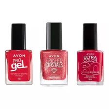 Kit Com 3 Esmaltes Avon Ultra Color Second Express