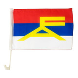 Bandera Para Auto Frente Amplio Oficial 30 X 45 Cm