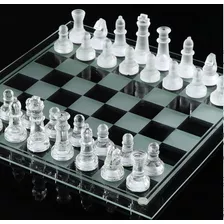 Ajedres De Vidrio 25 X 25 Cms, Regalo Ideal. Glass Chess