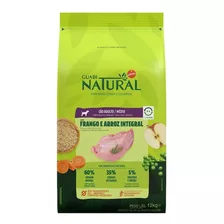 Ração Cães Ad Médios Frango E Arroz Int 12kg Guabi Natural