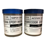 Resina Epoxi Super Cristal + Endurecedor 1.6kg (1kg + 600g)