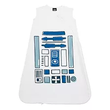 Star Wars R2d2 100% Algodón Blanco Droide Manta Usable