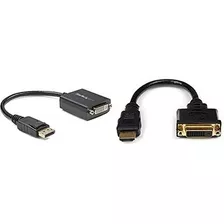 Adaptador Convertidor Display Port A Dvi O Hdmi C/ Adptador