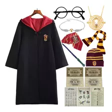 15 Piezas Harry Potter Cos Boy Cloak Kit De Accesorios