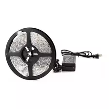  Tira Led Exterior Blanco Frio 5050 60 Leds 5 Mts C/fuente