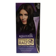 Kit Tinte Wella Professionals Koleston Retoque De Raíz 10 Tono 40 Castaño Medio