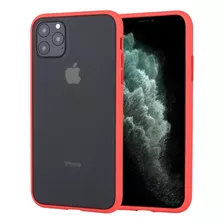 Funda Case Para iPhone 11 Pro Peach Garden Rojo Antishock