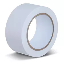 10 Rl. Fita Adesiva Branca P/ Demarcação 48mm X 30mt Branco