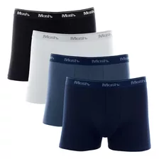 Pacote De 4 Cueca Masculina Boxer Box Em Algodão Varias Cor