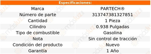 1- Bomba Frenos Town \u0026 Country 3.8l V6 1997/2000 Partech Foto 3