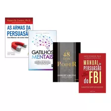 Livro 48 Leis Poder+ Manual Persuasão Fbi+ Armas+ Gatilhos