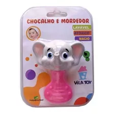 Chocalho E Mordedor Especial Bebê Super Macio Vila Toy 