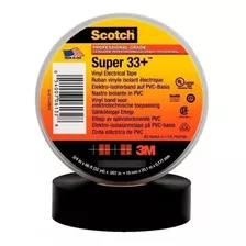 Cinta Aislante Scotch 3m Super 33 Profesional Negra