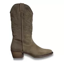 Botas Vaqueras Steve Madden Mujer Hayward Piel Nobuck