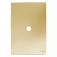 Conector De Antena 4x2 Dourado Glass Dicompel Luxo