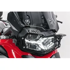 Protector De Faro Bmw F750gs F850gs Adv Mastech Acero Negro