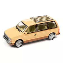 1985 Plymouth Voyager Crema Ocre 1:64 Auto World