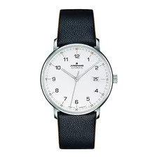 Junghans Watch Form A Automatica Plateada Mate Correa De Cue