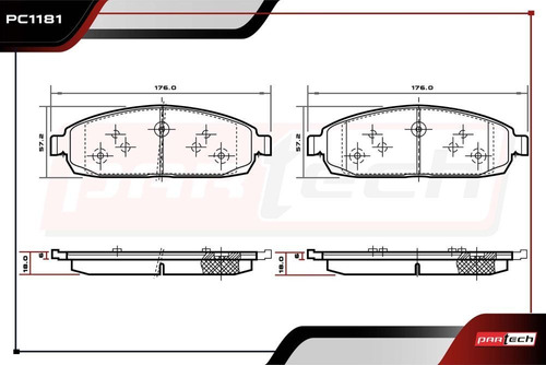 Balatas Delanteras Jeep Grand Cherokee 3.7l 2008 Foto 2