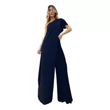 Vestido Mono Largo Fiesta Noche Crep Talles M L Xl 