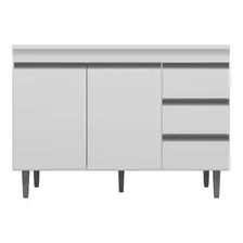 Bajo Mesada Mueble Cocina 2 Puertas Linea Premium LG Color Blanco