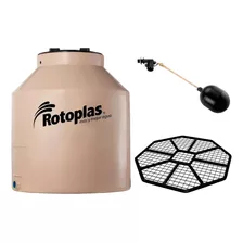 Combo Tanque Rotoplas 400 Litros Con Flotante 3/4 + Base Ref Color Beige