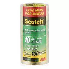 Fita Empacotamento Transparente Unidade - 3m - 45x100 Scotch