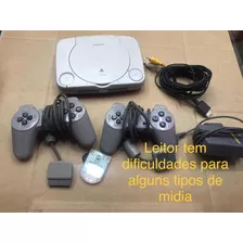 Sony Playstation 1 Psone Slim Caixa Memory Card Controle