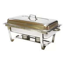 Chafing Dish De Acero Inoxidable 2 Quemadores Chef And Dish 