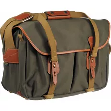 Billingham 445 Shoulder Bag (sage Fibrenyte With Tan Leather