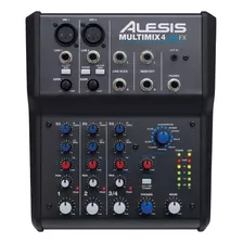 Alesis Multimix 4 Usb Fx - Mezclador De Estudio Compacto De