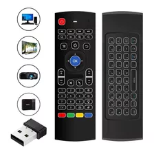 Controle Com Mini Teclado Air Mouse Sem Fio Smart Tv Wifi