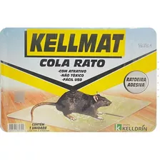 Kit Cola Rato Facil Uso , Com Atrativo E Não Toxico C/3 Un 