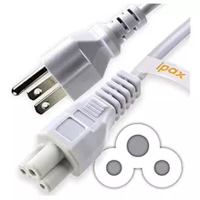 15ft Long Ipax Cable De Cable De Alimentacion Blanco Para L