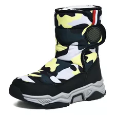 Botas De Neve Infantis 2023 Com Forro Polar Grosso.