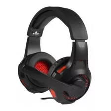 Headset Satellite Ae-363u Multiplataforma Preto E Vermelho