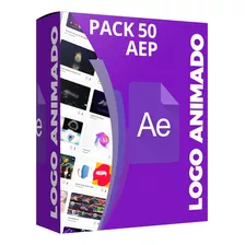 Proyectos Para After Effects Pack 50 Tematica Logos Animados