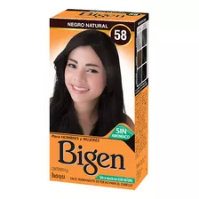 Tinte Bigen Negro Natural #58 X 6 Gr