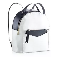 Bolso Negro Con Blanco A La Moda Con Carterita Oriflame