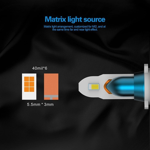 Faro Led H4 H7 H8 H11 H1 9006 Lmpara De Coche Niebla L Foto 4