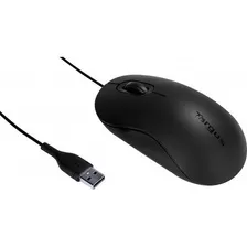 Mouse Para Pc Usb 3 Botones 1000dpi Pc Mac Targus Diginet Color Negro