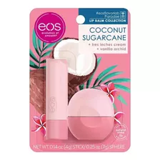 Lip Balm Coconut Sugarcane Eos Com 2 Unidades