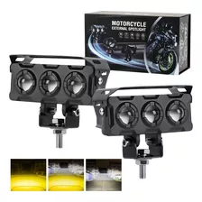 Faros Leds Auxiliares Tres Modos Universal, 48000 Lm, 2 Unid