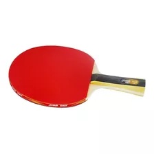 Raquete De Ping Pong Dhs 1002 Preta/vermelha Fl (côncavo)