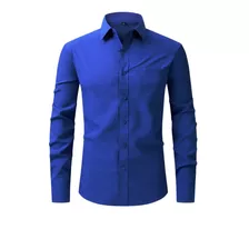 Camisa Hombre Azul Francia