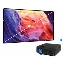 Gpx Proyector Y Pantalla 120 Pulgadas Bluetooth Hdmi Bocina