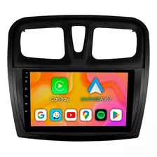 Central Multimídia Sandero 2019 2020 Android C/ Moldura 9''