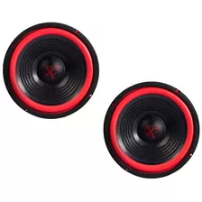 Dos Parlantes 8 Pulgadas 120 Watts 4 Ohms Ala Roja De Froam