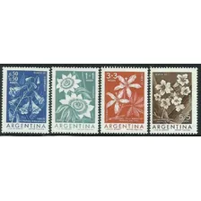 1960 Flores- Exposición Filatélica - Argentina (sellos) Mint